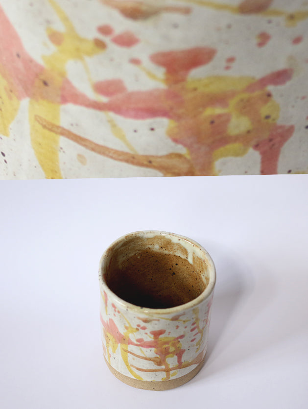Cerâmica - Copo Médio Pollock 06